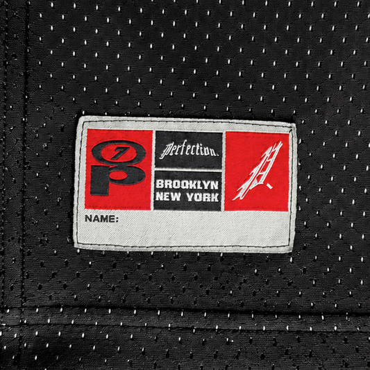 CREWE MESH JERSEY - BLACK