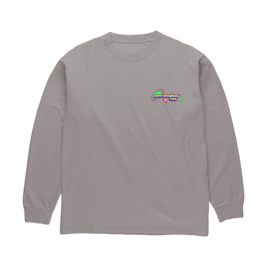 French Grey Y2K L/S Tee