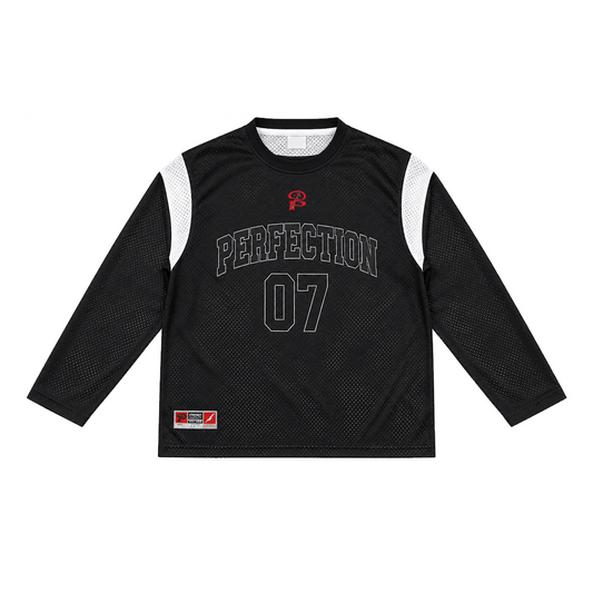 CREWE MESH JERSEY - BLACK