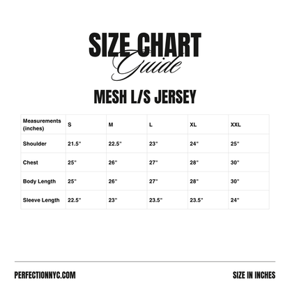 CREWE MESH JERSEY - BLACK