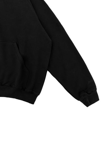 SIGNATURE FULL ZIP TARGA HOODIE - BLACK