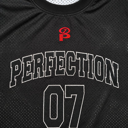 CREWE MESH JERSEY - BLACK