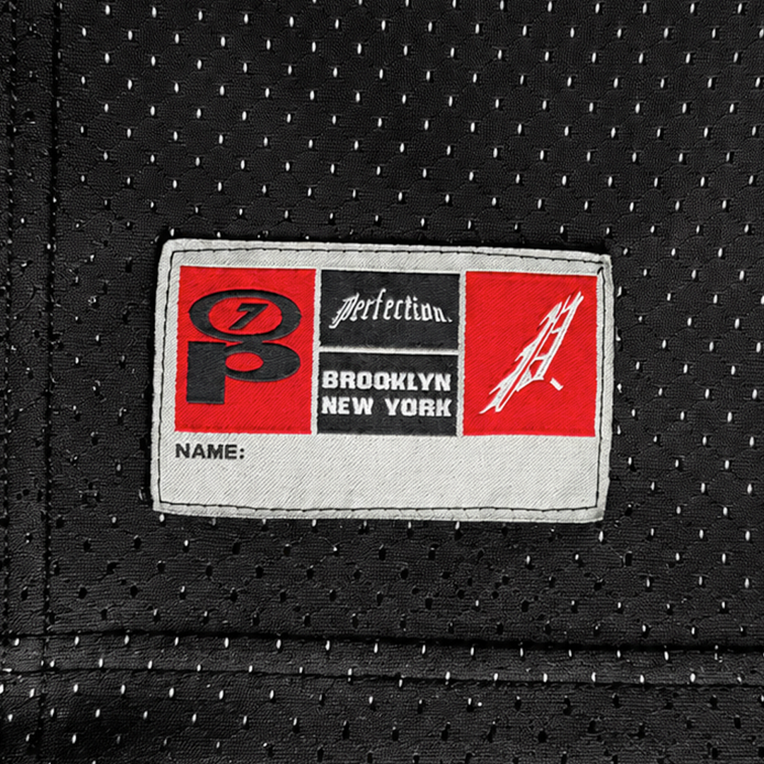 CREWE MESH JERSEY - BLACK